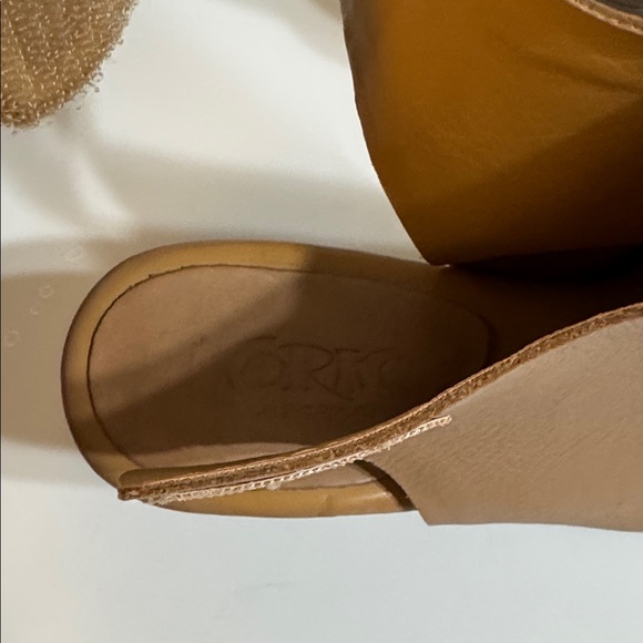 Kork-Ease Tan Open-Toe Mules - Picture 2 of 8